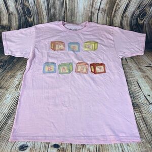 Melanie Martinez Shirt Hot Topic Cry Baby Pink Size Small 100% Cotton NWOT